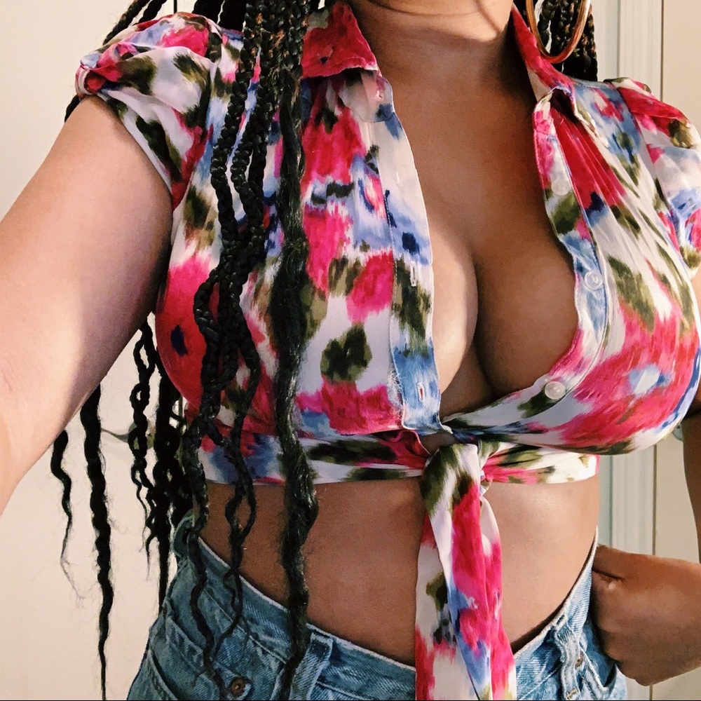 Floral Crop Top
